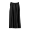 thumbnail image 1 of Hfnxid Womens Plus Size Wide Leg Pants Palazzo Flowy Elastic Waist Pants Casual Dressy Pants with Pockets, 1 of 3