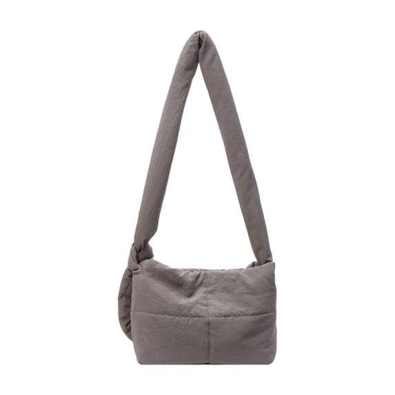 Hfnxid Womens Solid-Color Zip Crossbody Bag with Adjustable Strap, Minimalist Shoulder Purse for Daily Errands, Lightweight Casual Handbag with Clean Design