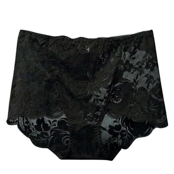 Hfnxid Womens Underwear Sexy Boyshorts Panties Lace Full Coverage Boxer Briefs with Criss Cross Back