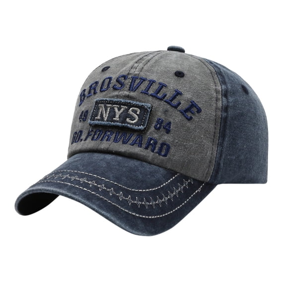 Hfolob Baseball Caps Men Women Couples Fashion Embroidered Letter Corduroy Vintage Duck Hat Washed Denim To Make Old Sun Shade Baseball Cap Breathable