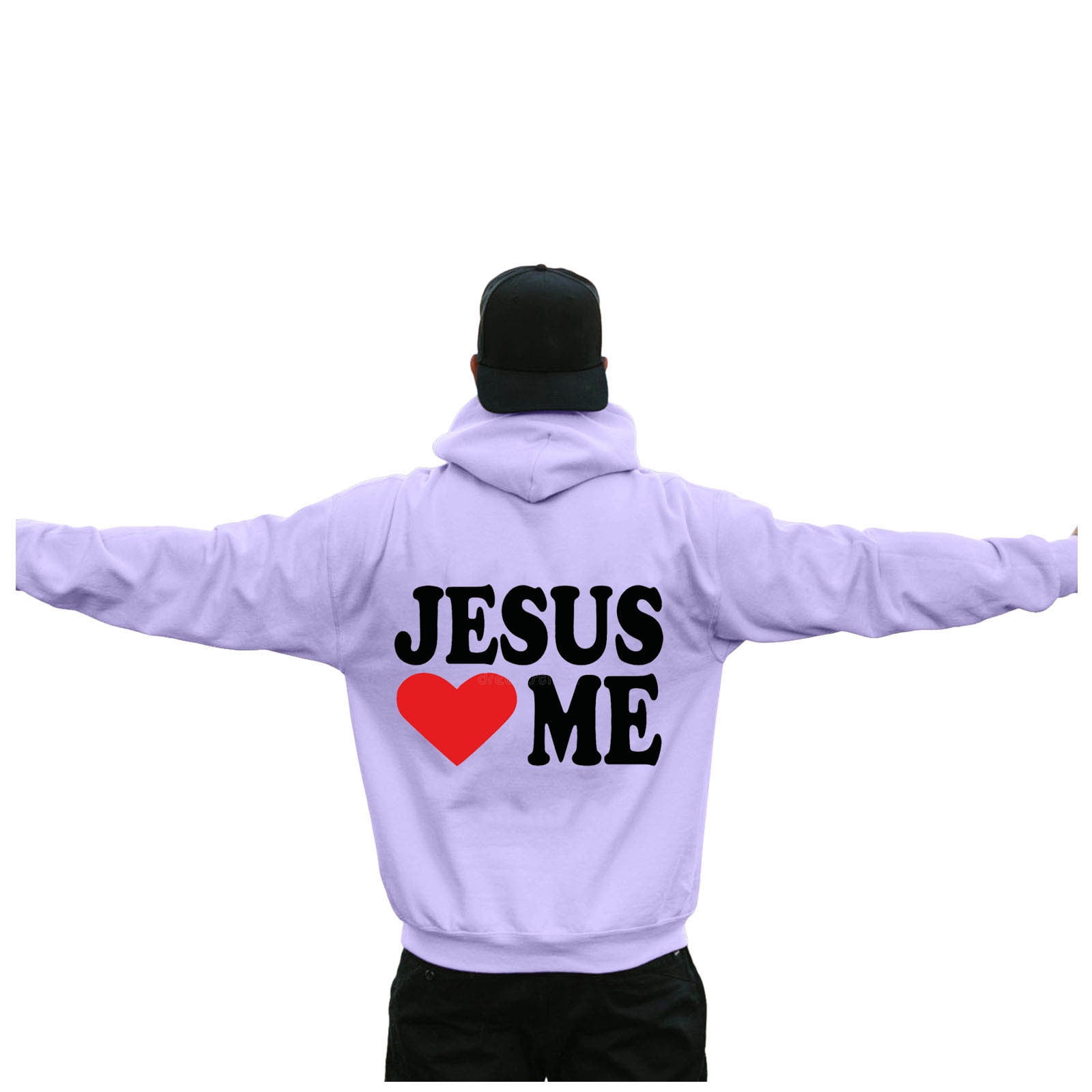 Hfolob Hoodies for Men Halloween Christmas Graphic Male Long Sleeve