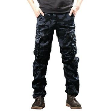 YouLoveIt Men's Casual Work Cargo Pants Outdoor Hiking Pants Multi ...