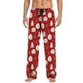 thumbnail image 1 of Men Pants Christmas Pajama Pants With Drawstring Pockets Trousers, 1 of 4