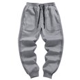 thumbnail image 1 of Hfolob Mens Casual Joggers Pants Drawstring Outdoor Lightweight Fashion Handsome Baggy Sweat Fashion Large Size Sports Lightweight Loose Trousers, 1 of 6