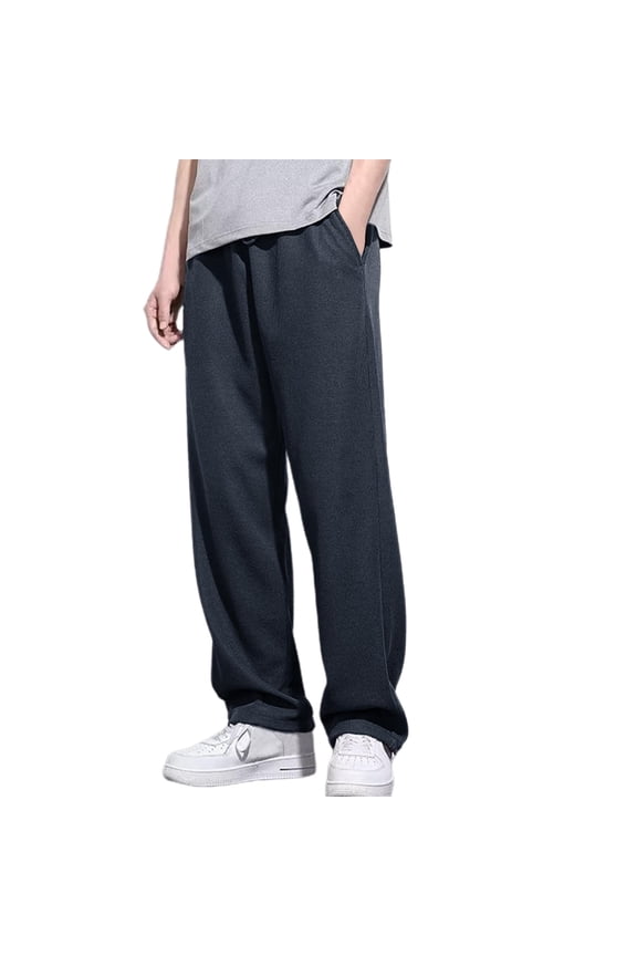 Mens Pants Pocket Mesh Loose Suitable For Casual Straight Bottom Drawstring Jogging Pants Running Exercise Training Basketball Pants Breathable
