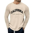thumbnail image 1 of Hfolob Mens T Shirt Male Autumn Winter Fashion Printed Crew Neck Long Sleeve T Shirt Retro Full Print Tops Tee Shirts For Men, 1 of 4