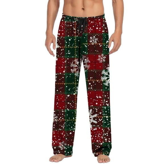 Hfolob Pants For Men Christmas Mens Casual Pants Pajamas With Drawstring Pocket Christmas Pants Outdoor Pants