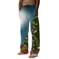 thumbnail image 1 of Hfolob Pants For Men Male Autumn Winter Christmas Home Pants Fully Printed Cordless Pocket Holiday Celebration Pants Outdoor Pants, 1 of 4