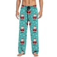 thumbnail image 1 of Hfolob Pants For Men Mens Christmas Casual Pants Pajamas With Drawstring Pockets Christmas Pants Outdoor Pants, 1 of 4