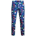 thumbnail image 1 of Hfolob Pants For Men Mens Fashion Casual Christmas Printed Button Zipper Suit Pants Loose-Fit Style, 1 of 9