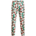 thumbnail image 1 of Hfolob Pants For Men Mens Fashion Casual Christmas Printed Button Zipper Suit Pants Outdoor Pants, 1 of 7