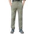 thumbnail image 1 of Hfolob Pants For Men Mens Stretch Work Hiking Pants Quicking Dry Lightweight Windproof Outdoor Travel Climbing Fishing Pants Cargo Pants Loose-Fit Style, 1 of 7