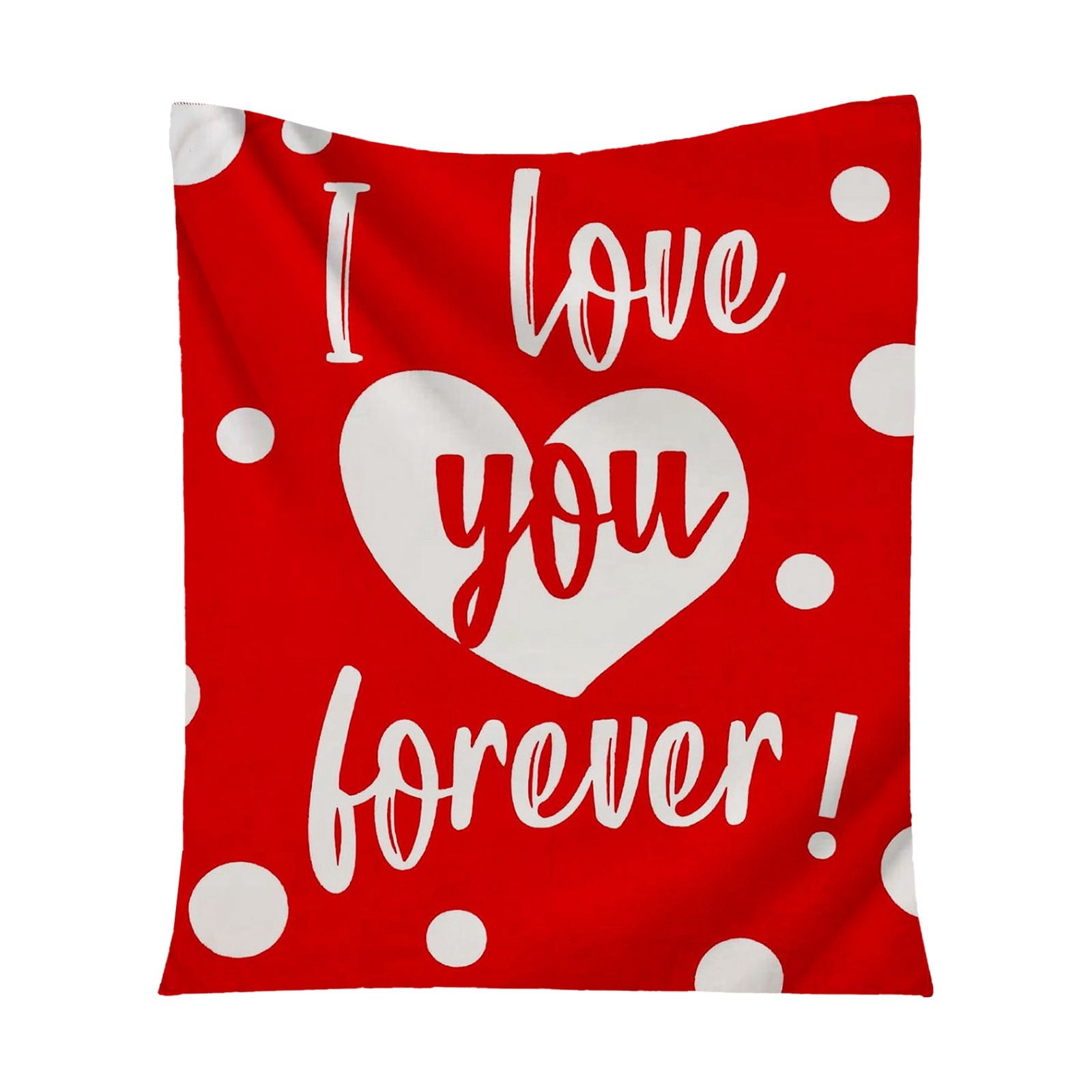 Valentine Heart Hippie Trippy Blanket