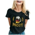 thumbnail image 1 of Hfolob Women Oktoberfest Sexy T-Shirts Top Summer Basic Cute Flowy Holiday Flag Print Chic Tee Beach Vacation, 1 of 4