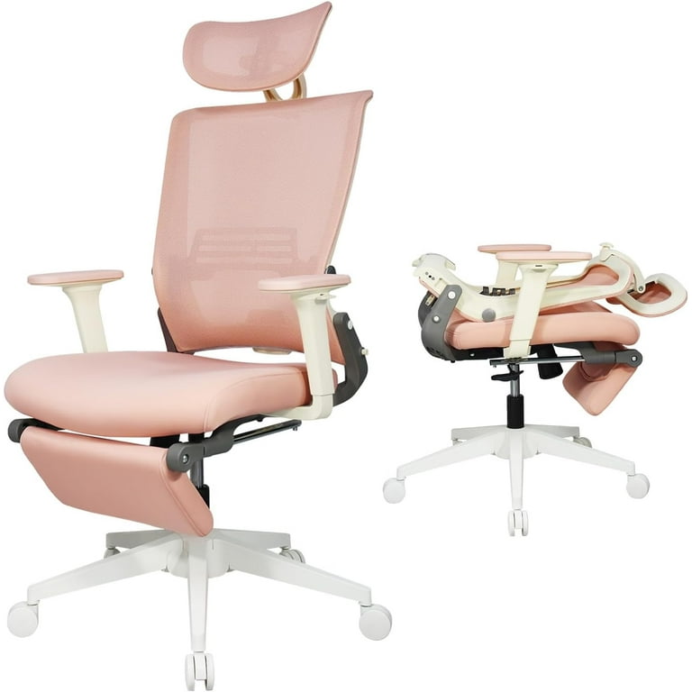 Swivel Chairs With Footrest Leg Rest Comfortable Mesh Ergonomic