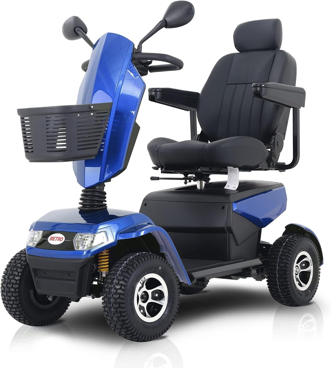 Hforesty Heavy Duty 4 Wheel Mobility Scooters for Seniors & Adults