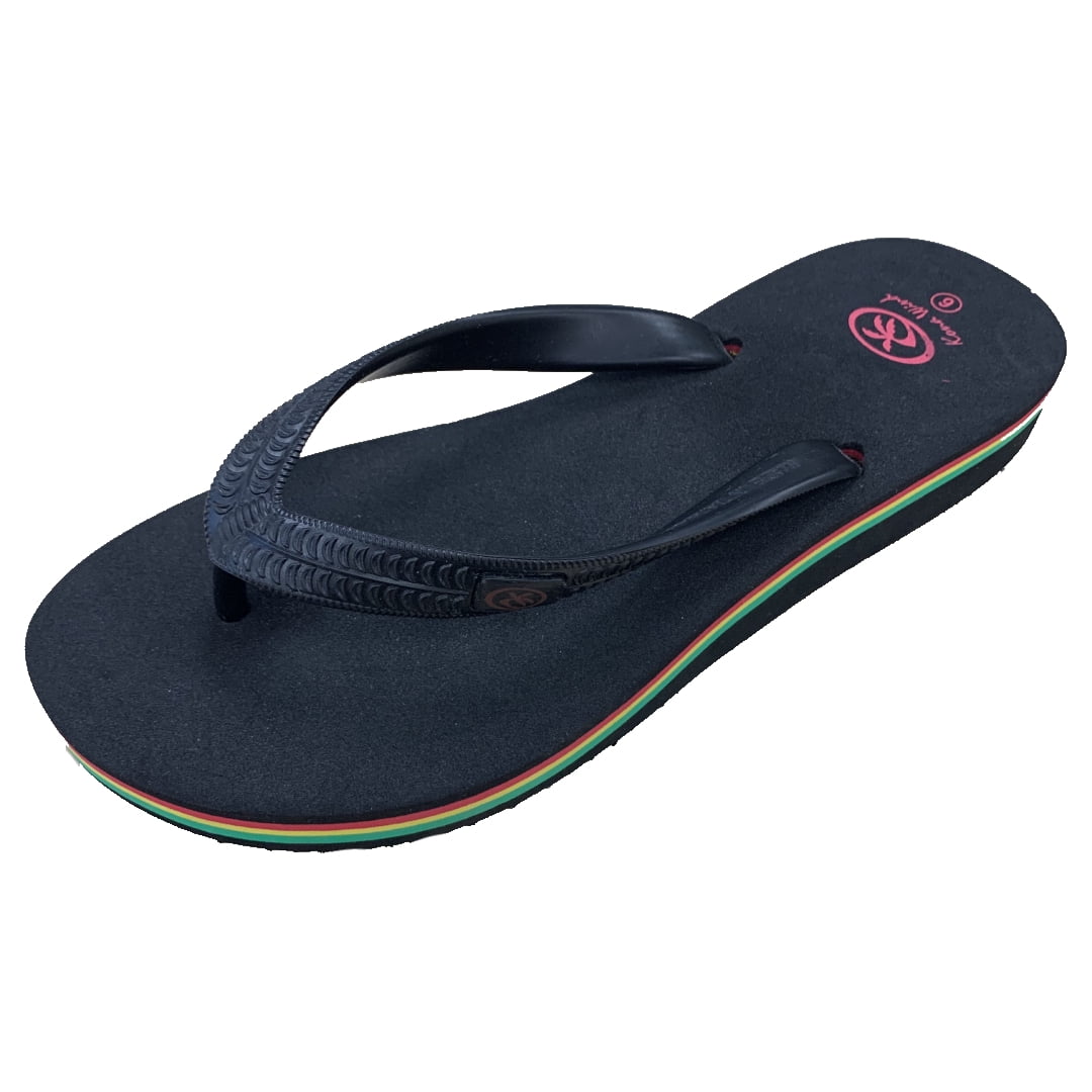 HI Ladies Flat Striped Thong - Multicolor