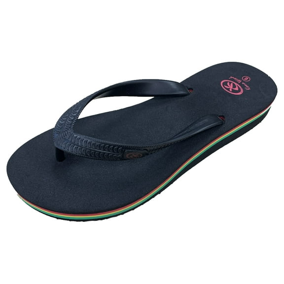 HI Ladies Flat Striped Thong - Multicolor