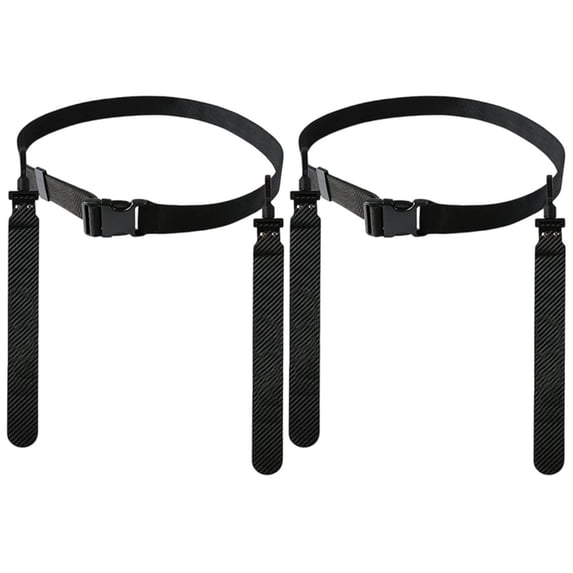 Hfppkn 2 Pack Flag Football Waist Belt Set with 2 Flags Audible Pop for Adult Recreational Play 120cm Black