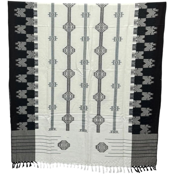 Hfppkn Extra Long Polyester Arabic Apron, Stretchy Khimar Cover for Daily Wear and Festivals, Style 1, 106x196cm