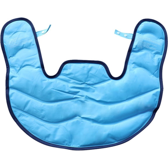 Hfppkn Large Contour Neck Shoulder Gel Ice Pack Reusable Hot Cold Therapy Wrap for Muscle Stiffness Relief 58x45cm