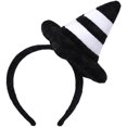thumbnail image 1 of Hfppkn Plush Traffic Cone Headband Novelty Roadblock Hair Hoop 20cm Black, 1 of 7