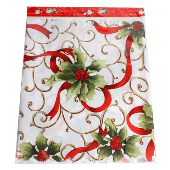 Hfppkn Red Fruit Santa Claus Tapestry Table Runner, Christmas Decorative, One Size