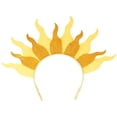 thumbnail image 1 of Hfppkn Shimmering Flashing Sun Flame Headband, Holiday Party Hair Accessory for Festive Events, Style 3 30x23cm, 1 of 7