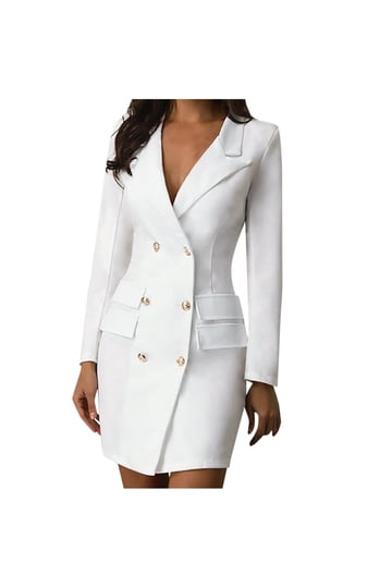 sachin and babi light blue dress White Jacket Formal Dress