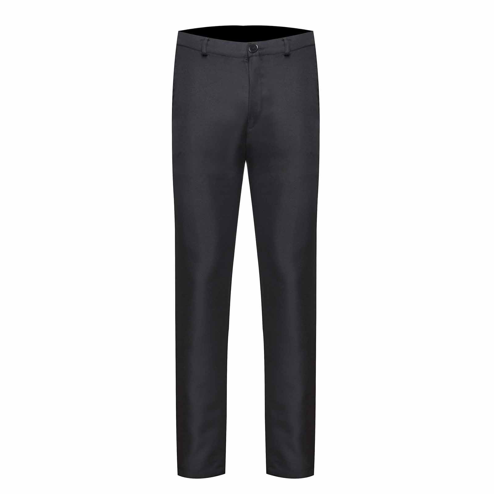 Hfyihgf Men's Classic Business Suit Pant Stretch Slim Fit Wrinkle