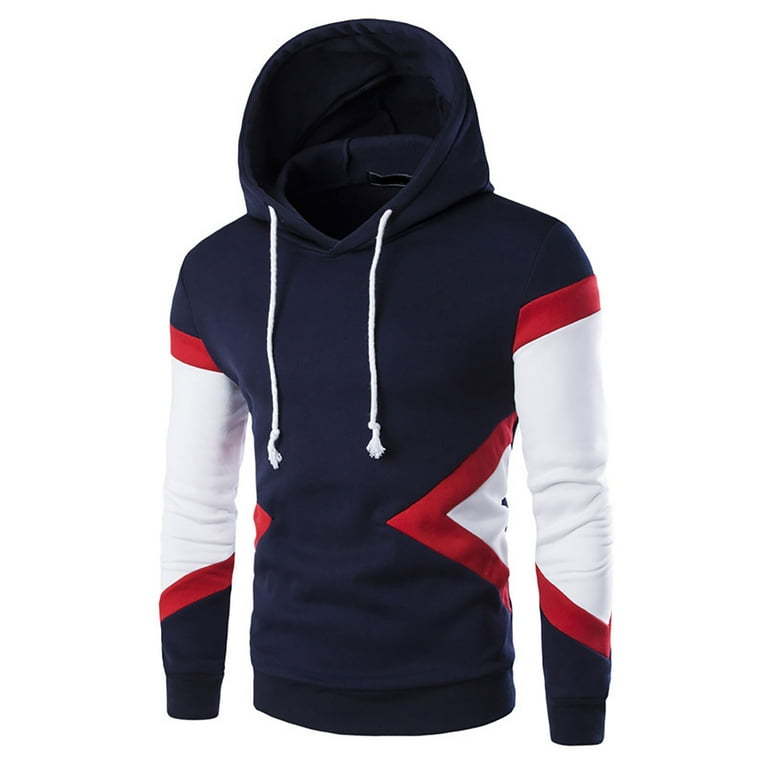 Colorblock Pullover Hoodie, Multicolour