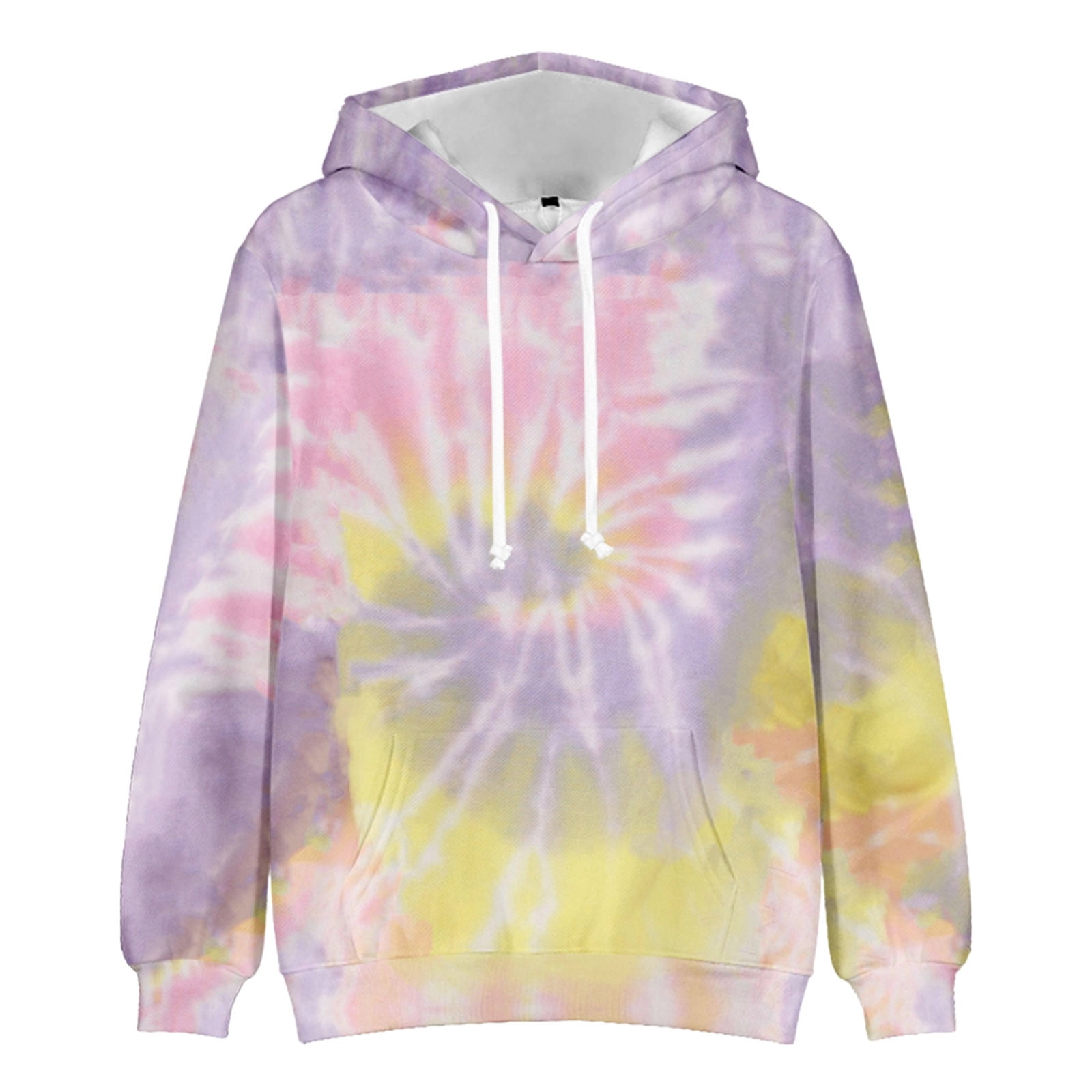 Pastel Tie-Dye Unisex Pullover Hoodie