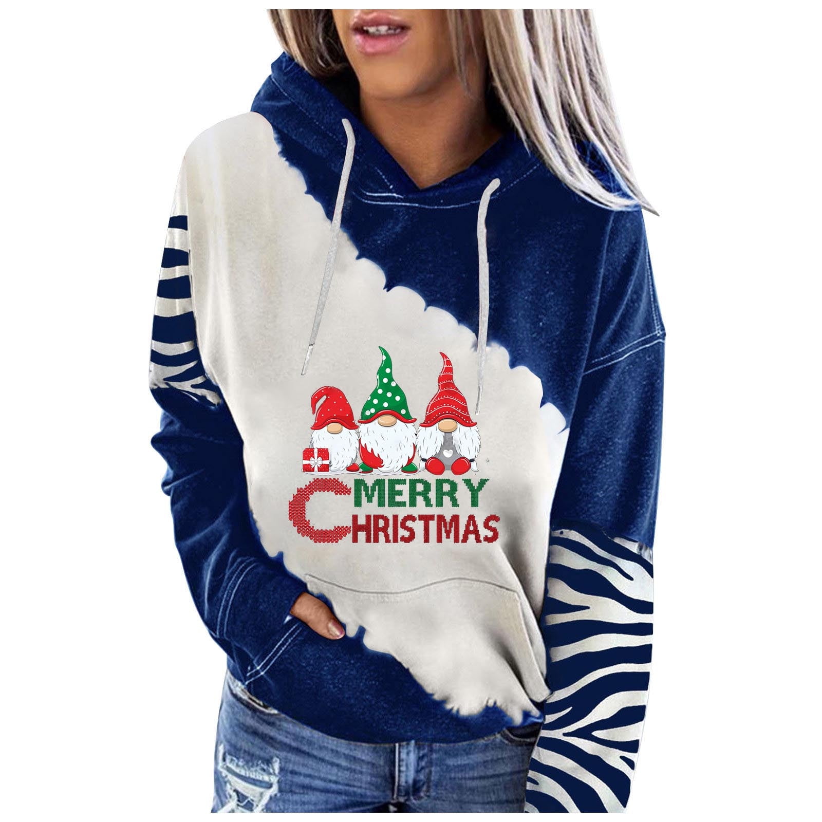 Letter Print Color Block Family Matching Casual Long-sleeve Hoodies