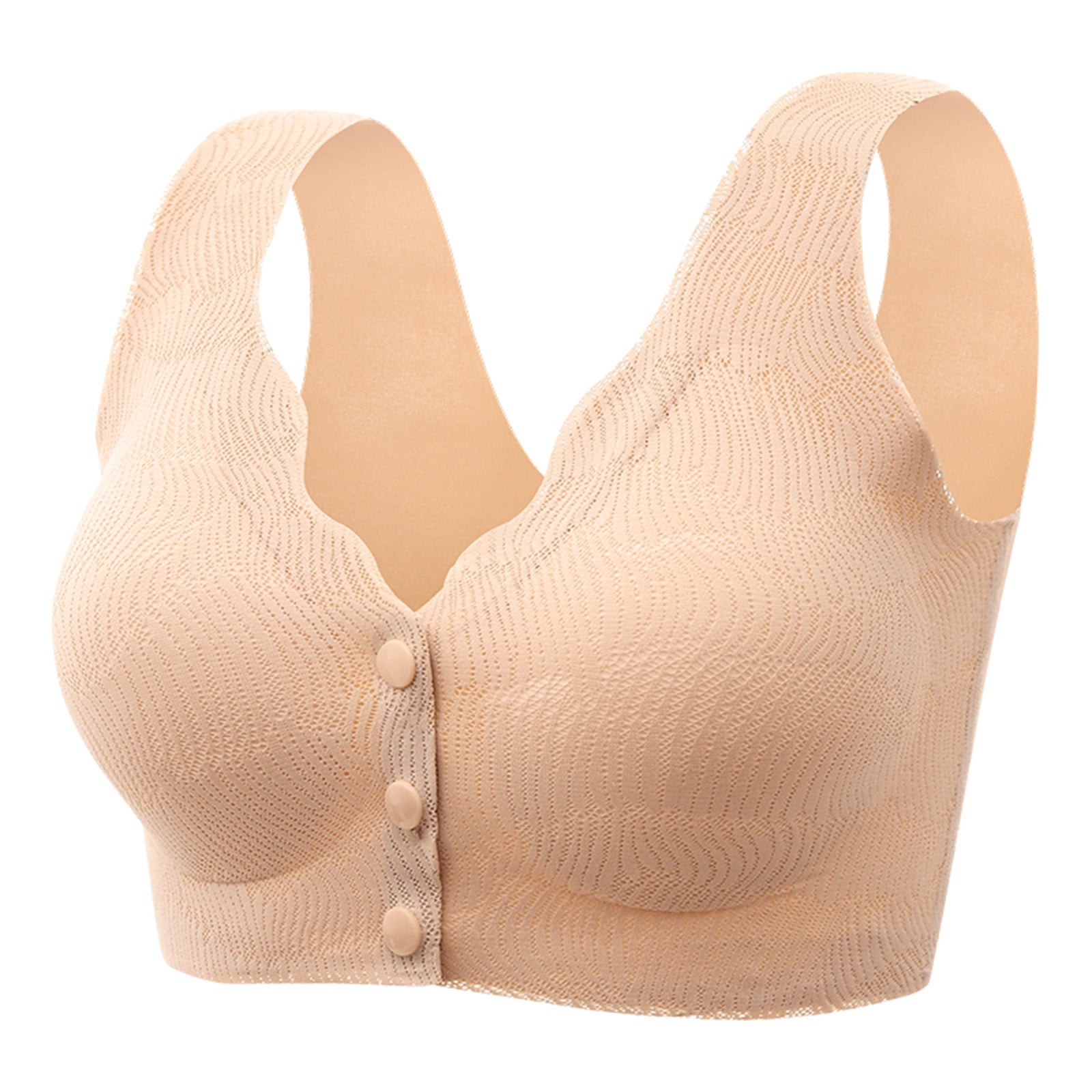 Hfyihgf On Clearance Women's Front Closure Posture Bra Full Coverage Back Support Wireless Comfy