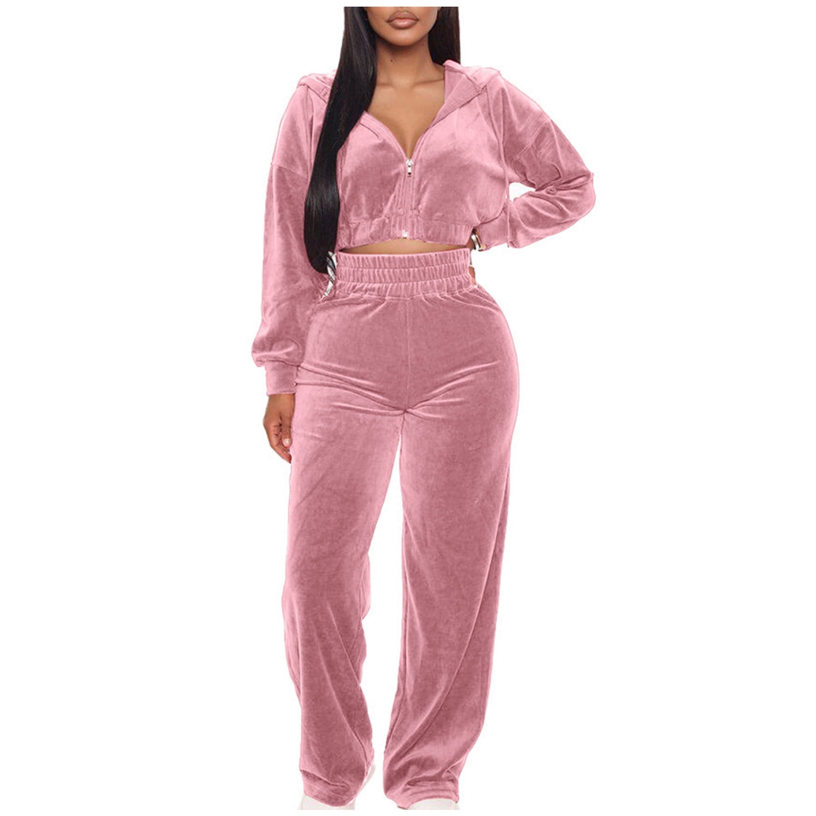 Hfyihgf Velvet Piece Outfits for Women Velour Uganda Ubuy
