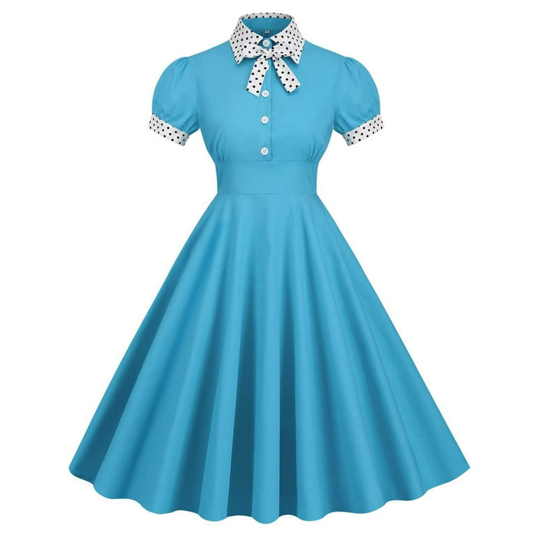 Womens 50s hot sale dresses