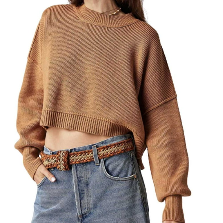 Ribbed V Neck Poly Voly Knit Top in Light Grey Marle Ribbed V Neck Poly Voly Knit Top in Light Grey Marle
