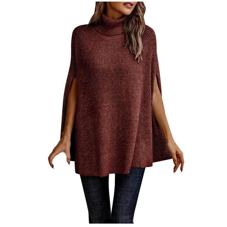 Ladies 2025 poncho jumper