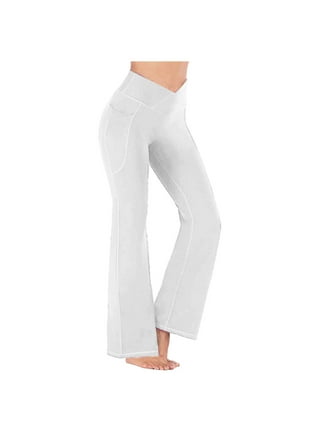  QCIV Bootcut Yoga Pants for Women Casual Cotton Flare
