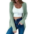 thumbnail image 1 of Hfyihgf Women's Lightweight Cardigans V Neck Button Down Knitwear Long Sleeve Soft Basic Knit Cardigan Sweaters(Mint Green,S), 1 of 9