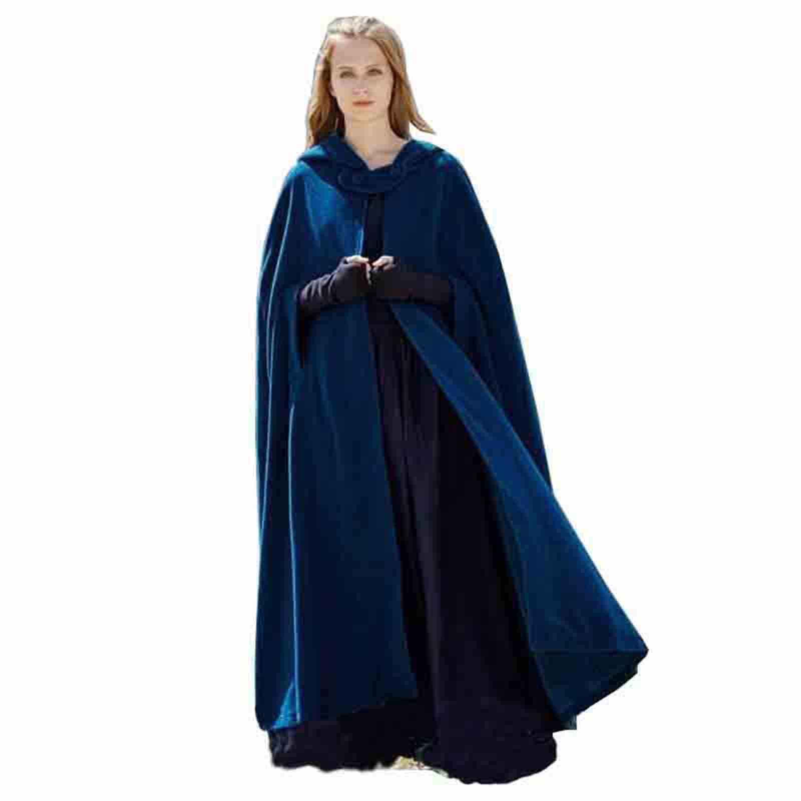  Yihaojia Women's Gothic Hooded Open Front Poncho Cape Coat  Outwear Jacket Renaissance Hooded Cape Vintage Medieval Cloak  clearance,sale prime clearance items for women clearance items under 5.00 :  Clothing, Shoes 