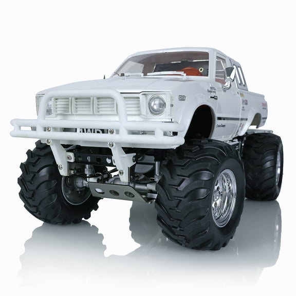 Hg 1/10 Rc Pickup Model 4Wd Rally Car Series Car Racing Crawler P407 White Color 2.4G RTR Motor