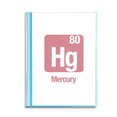 thumbnail image 1 of Hg Checal Element Science Book Sheet Protectors Portfolio Binder Folder, 1 of 3