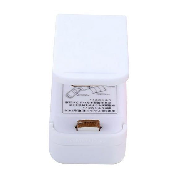 PureCasa 1 Pack Handheld Portable Sealer, Plastic Mini Heat Sealing Machine, Kitchen Supplies Small Sealers for Plastic Bags Food Storage, 2 x AA Batteries (Not Included), 1.6"x1.4"x3.2", White