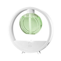 Hgallory Automatic Aroma Diffusers 60ml with LED Colorful Night Light, 800mAh Portable Mini USB Aromatherapy Oil Diffuser, Small Desktop Humidifiers for Bedroom Office, 1PC, A, 6"x6"x1.1"