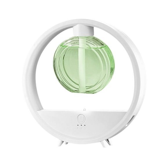 Hgallory Automatic Aroma Diffusers 60ml with LED Colorful Night Light, 800mAh Portable Mini USB Aromatherapy Oil Diffuser, Small Desktop Humidifiers for Bedroom Office, 1PC, A, 6"x6"x1.1"