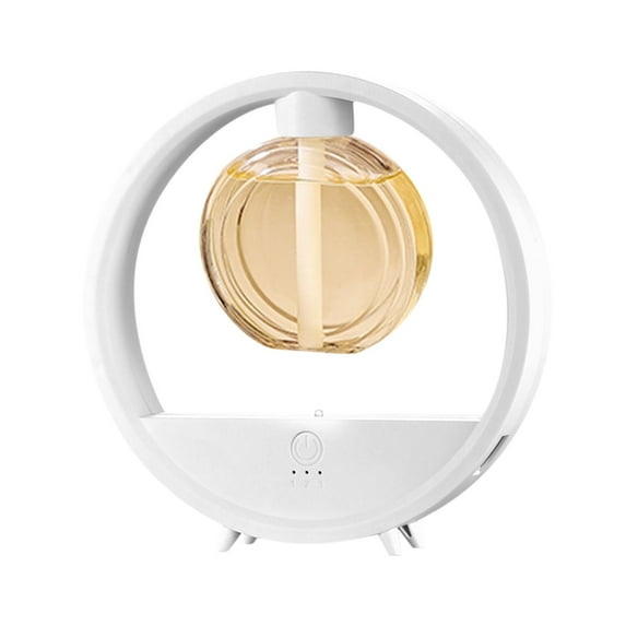 PureCasa Automatic Aroma Diffusers 60ml with LED Colorful Night Light, 800mAh Portable Mini USB Aromatherapy Oil Diffuser, Small Desktop Humidifiers for Bedroom Office, 1PC, C, 6"x6"x1.1"