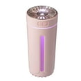 thumbnail image 1 of PureCasa Automatic Aroma Diffusers Quiet Vehicle Desktop Humidifiers for Bedroom Car Home Office, Mute USB Portable Humidifier Spray Aromatherapy Oil Diffusers 300ml Sprayer Mini Cup, 1PC, Pink, 1 of 8