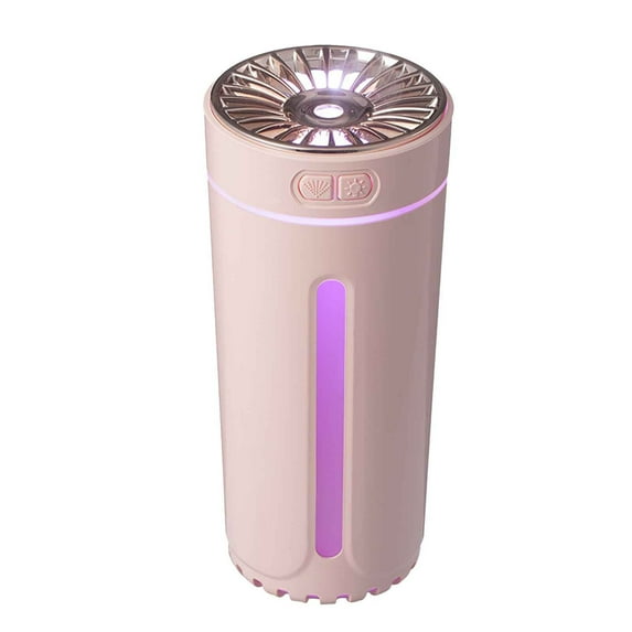 PureCasa Automatic Aroma Diffusers Quiet Vehicle Desktop Humidifiers for Bedroom Car Home Office, Mute USB Portable Humidifier Spray Aromatherapy Oil Diffusers 300ml Sprayer Mini Cup, 1PC, Pink