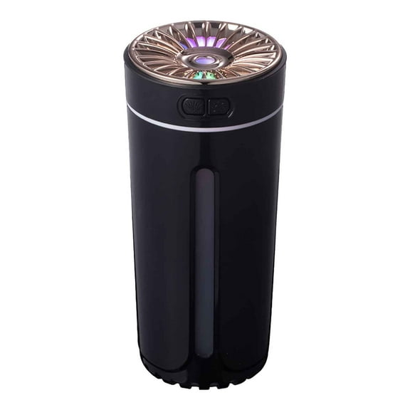 Hgallory Automatic Aroma Diffusers Quiet Vehicle Desktop Humidifiers for Bedroom Car Home Office, Mute USB Portable Humidifier Spray Aromatherapy Oil Diffusers 300ml Sprayer Mini Cup, 1PC, Black